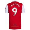 Maglia ufficiale Arsenal Lacazette 9 Casa 2022-23 per Uomo